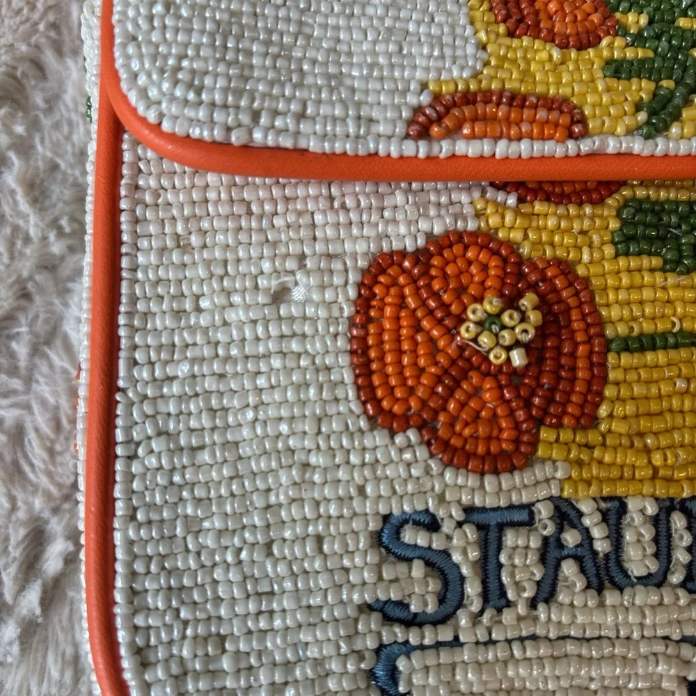 STAUD Tommy California Poppy Beaded Bag - Picture 4 of 9